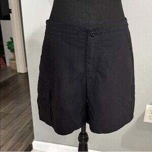 Patagonia Women's Black Cargo Shorts Size 4 Polyamide Polyester Pockets